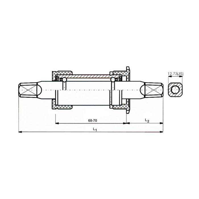 BSA Bottom Bras 68 119 Alu Topes