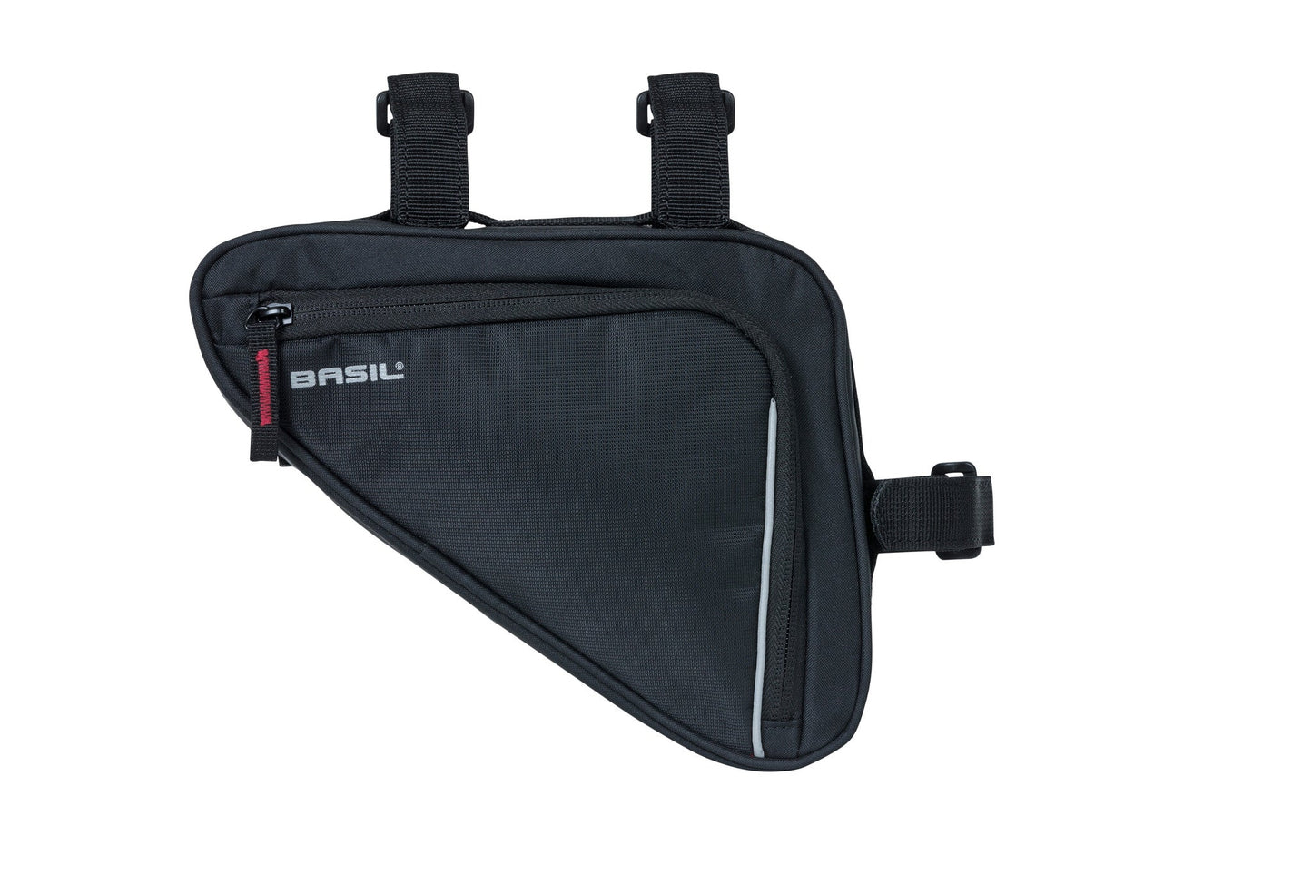 Basil Sport Design frametas M - zwarte fietstas - 1,7L - waterafstotend - klittenbandbevestiging