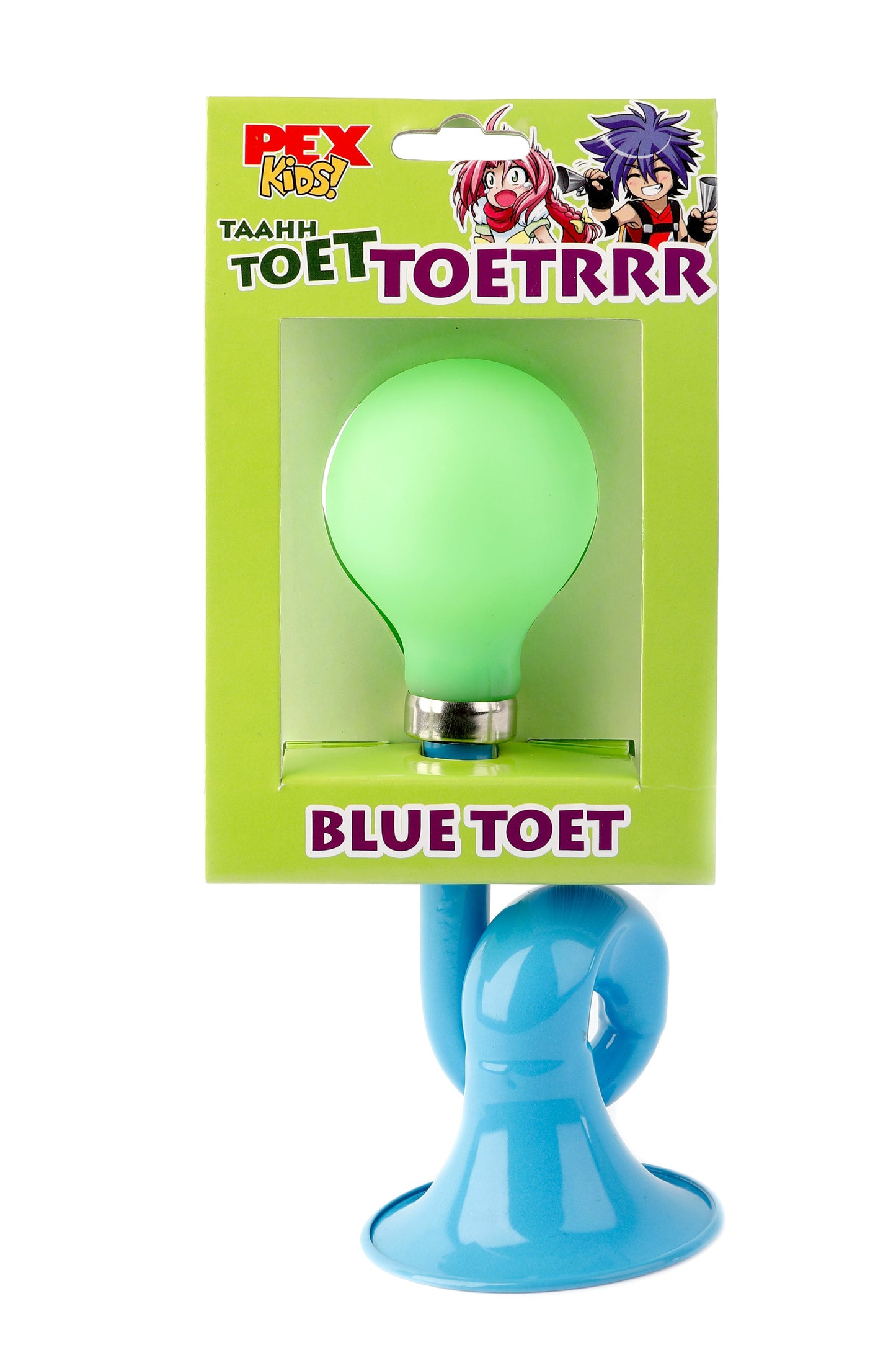 Buzaglo pexkids bocina azul bola acero verde