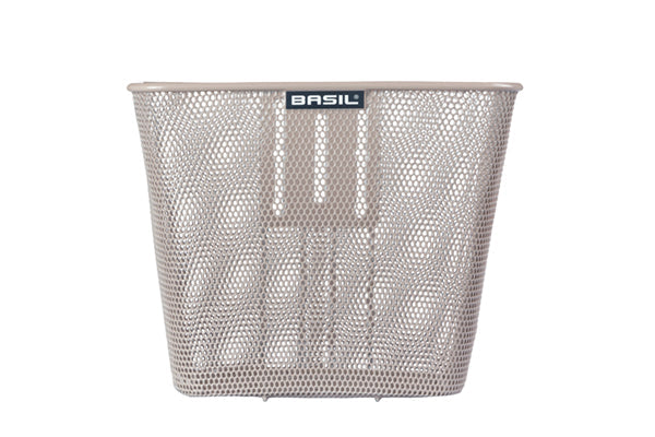 Basil Bilycle Basket Bilbao con montaje fijo 26 x 22 x 27 cm Negro