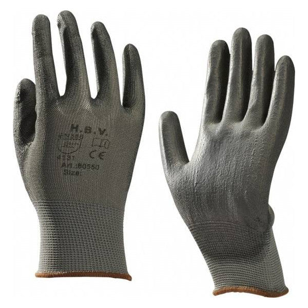 Baten trading company nylon handschoen polyester pu gecoat zwart xxl