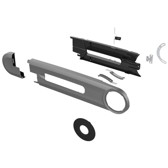 Piezas de bicicleta Hesling protector de cadena hesling cadena gris