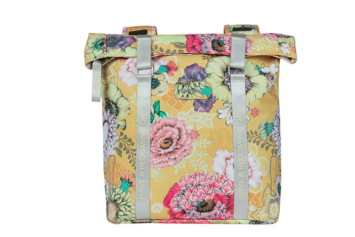 Boba de bicicleta doble de campo Basil Bloom: impermeable, completamente forrado, miel amarillo
