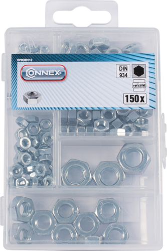 Gamma Connex di dadi esagonali 150 pezzi - dp8500112