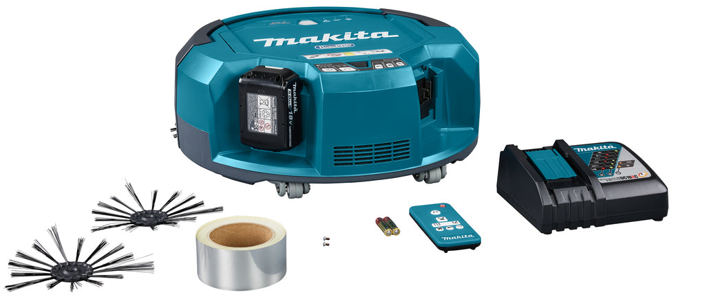 Robot aspirador makita drc200rt | 2x 18v | Batería de 5,0 ah + cargador rápido