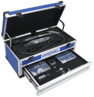 Multiutensile Dremel 4250js | modello 4250-6 128 edizione platino | incl. 128 accessori + ez speedclic + manico particolare + taglierino per linee e cerchi - f0134250js