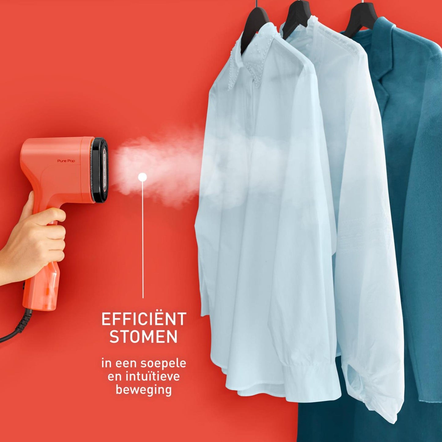 Stendibiancheria Tefal pure pop rosso corallo