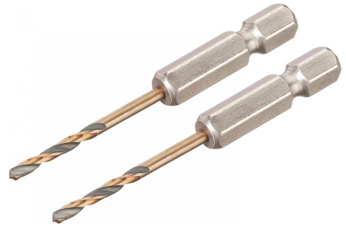 Imp accessori dewalt dt20601-qz | trapano per metallo | 2,5 mm | agire oro nero | esadecimale | 2 pezzi - dt20601-qz