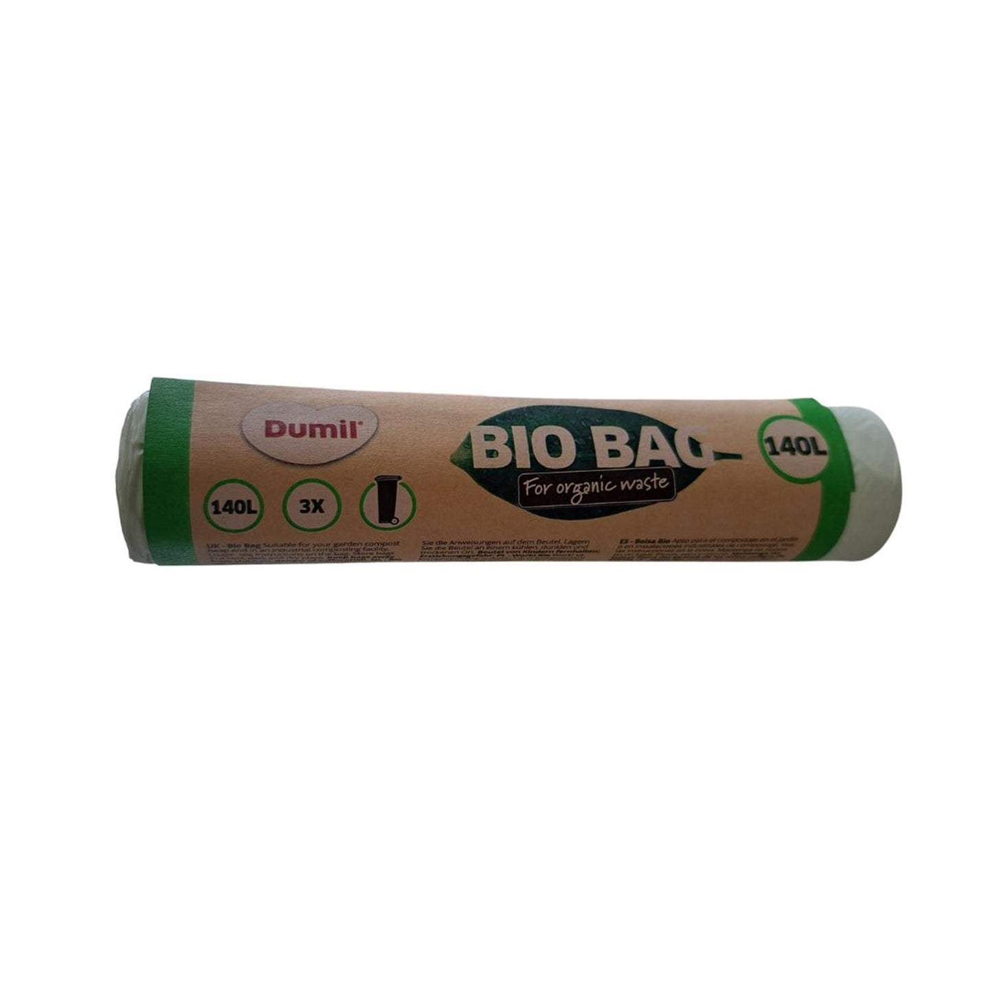Dumil bolsas bioresiduos 140l 3 piezas