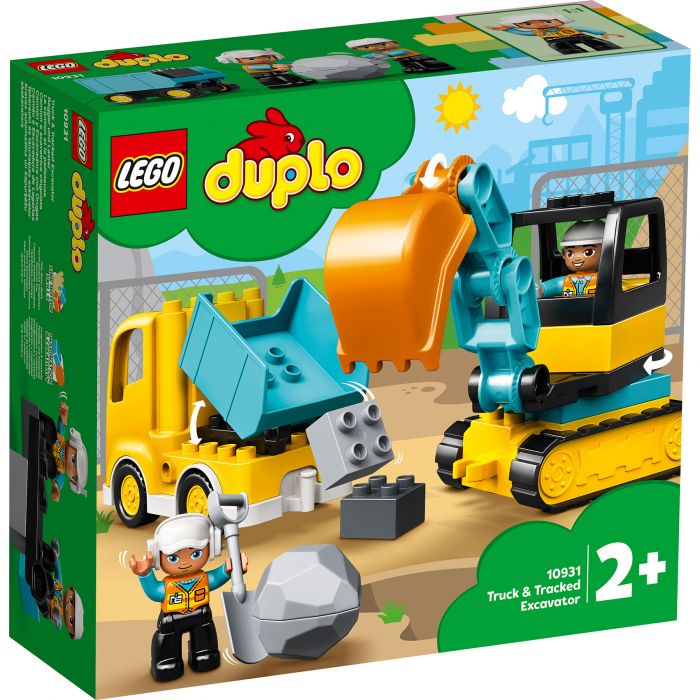 LEGO DUPLO LEGO DUPLO 10931 ESCAVATORE DI TRUCK con Caterpillari