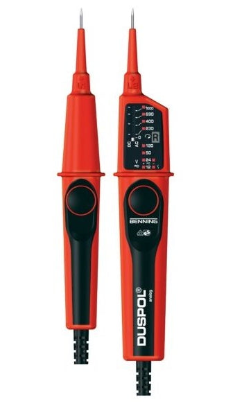 Probador de tensión Benning duspol analógico 12-1000v ac dc - 050261