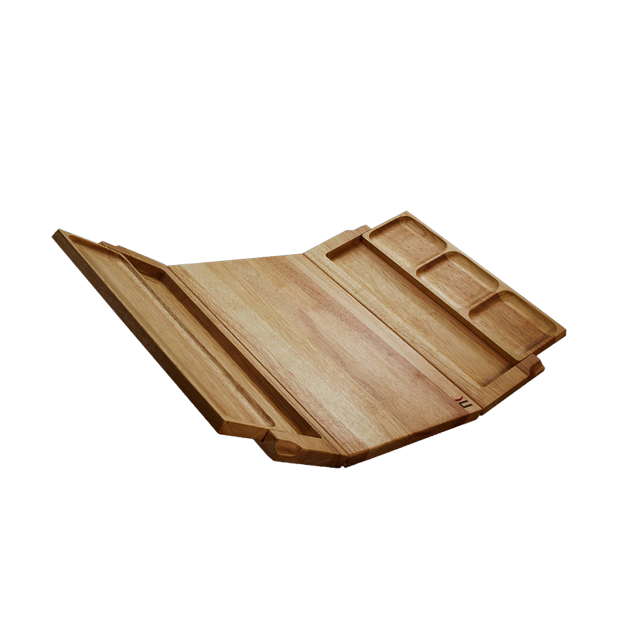 Tagliere olandese triplo teak 25x39x4cm