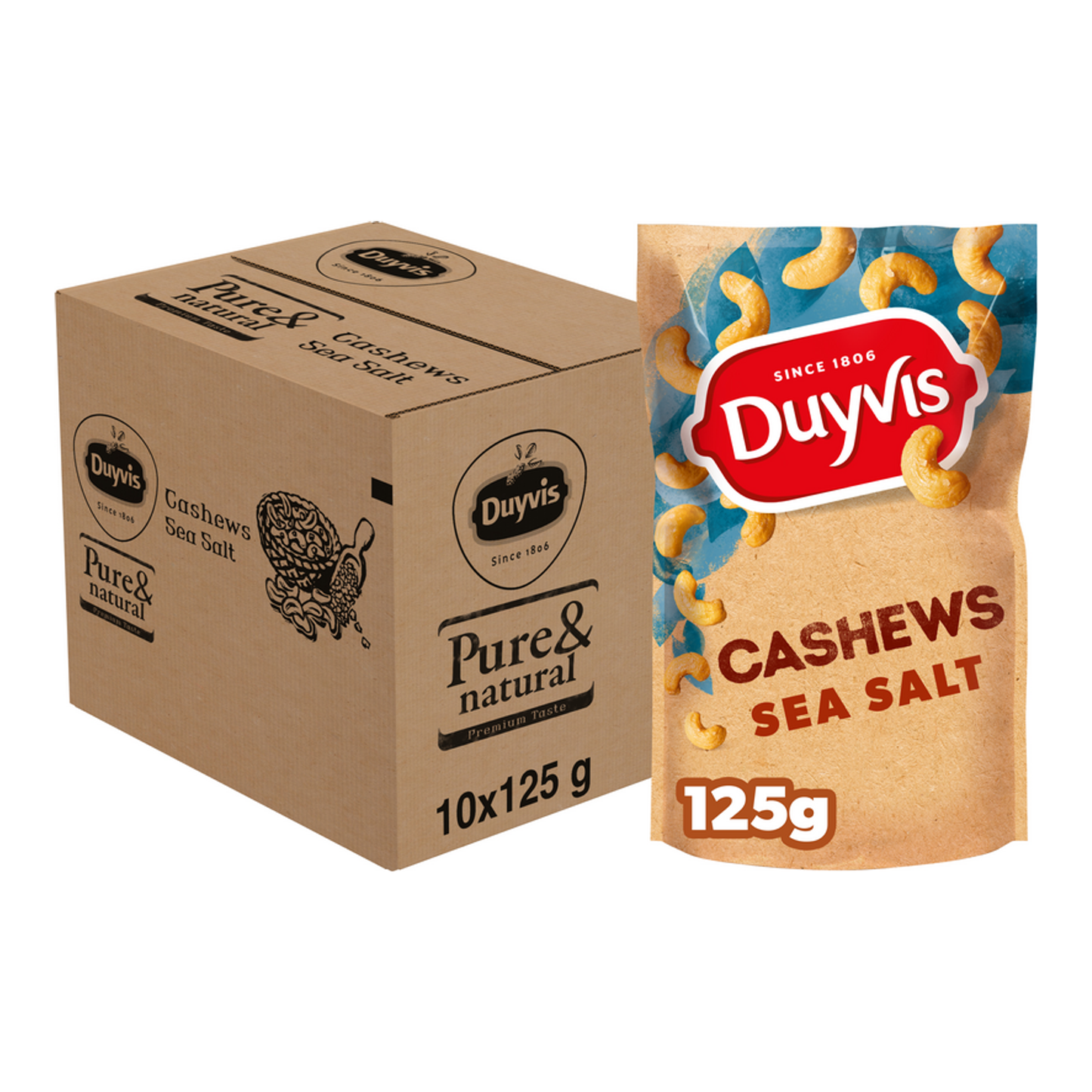 Sal marina de anacardos Duyvis (10x 125gr)