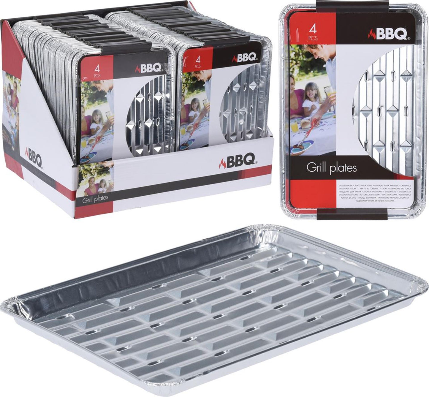 Eccellenti griglie casalinghe 24x16x1,5 cm set da 4 pezzi