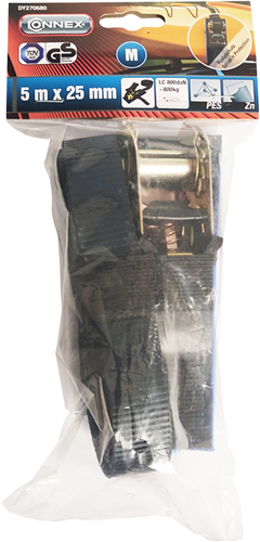 Correa tensora connex 5mx25mm pes con almohadilla protectora - dy270680