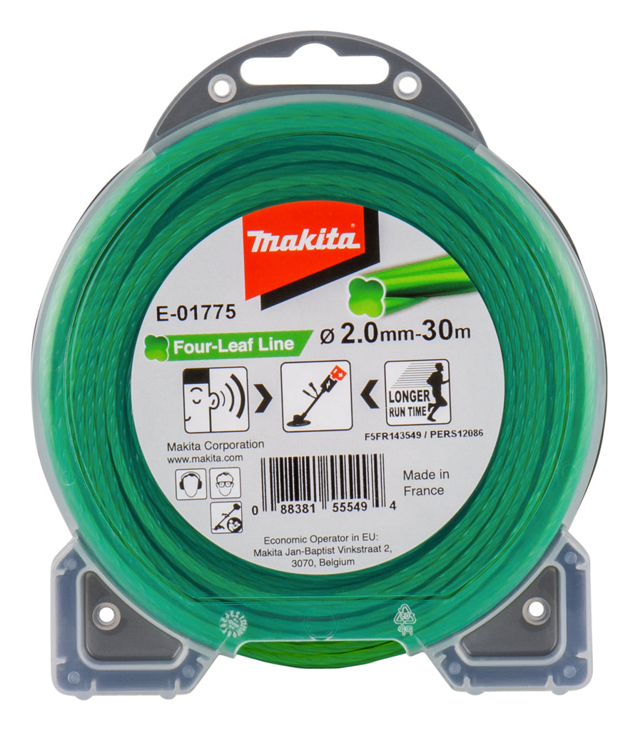 Accessori Makita e-01775 filo di falciatura per, tra gli altri, dur368 | 2mm, 30m - e-01775