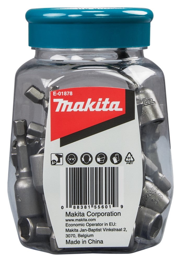 Tapa de accesorios Makita | 3 8x50mm | estándar | 30 piezas - e-01878 e-01878