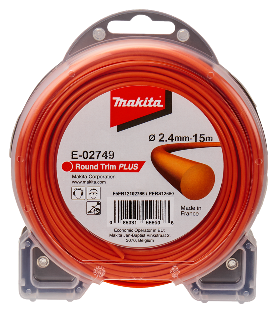 Accesorios Makita hilo de corte redondo 2,4x15m - e-02749 e-02749