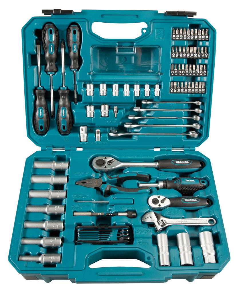 Juego de herramientas manuales Makita de 87 piezas