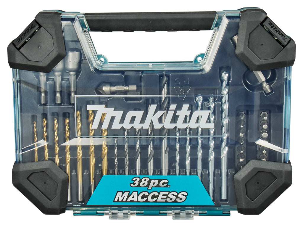 Accessori Makita Set di punte per trapano e cacciavite da 38 pezzi - e-22573