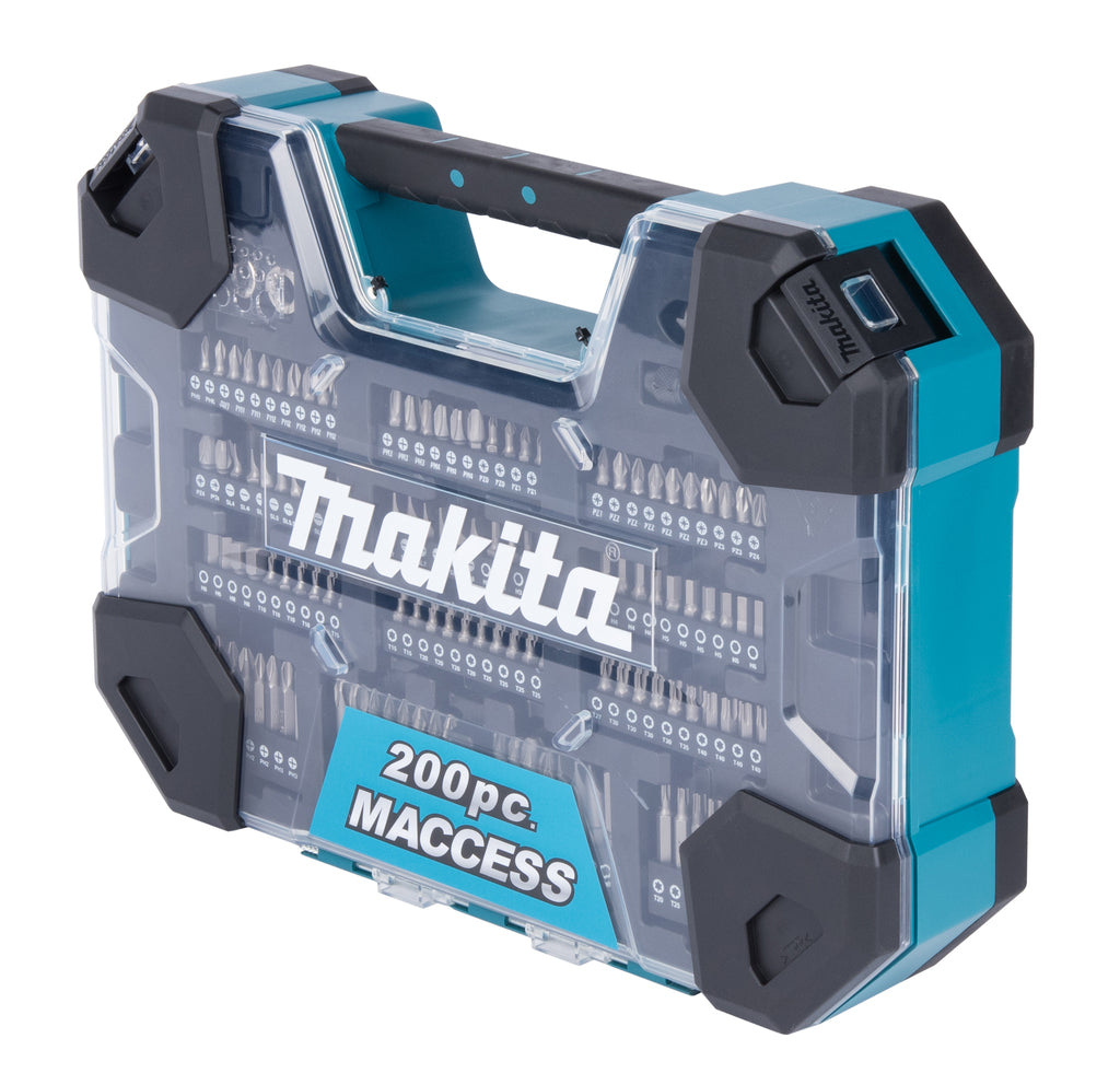 Accesorios Makita juego de puntas de taladro y destornillador 200 piezas - e-22610