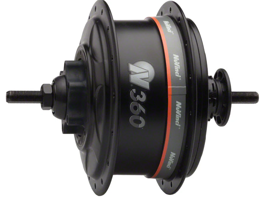 Shimano N360 dopo disco a 6 punti 32 buchi neri calvi
