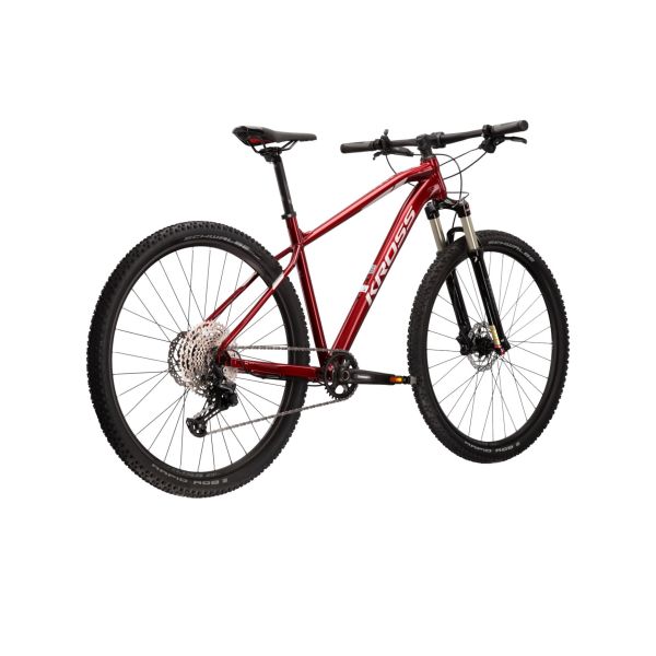 Kross mountainbike level 6.0 mtb - 29 inch - frame m (17 inch) - ruby silver gloss