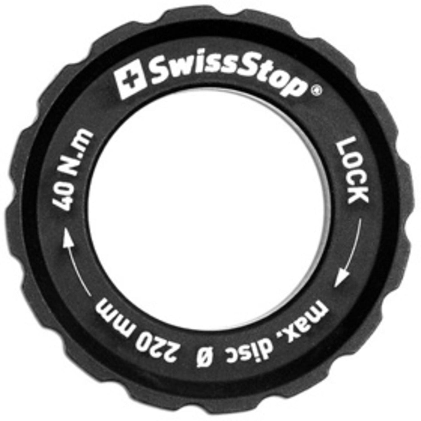 Swisstop Swistop Centerlock Lockring 220mm max