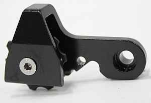 Tenditore a catena a flusso di gazzella - nero, alluminio, 11 denti, 80 mm, 63 grammi