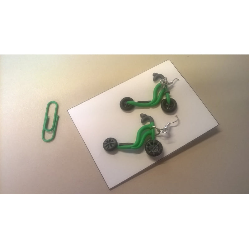 juego de pendientes scooter - verde