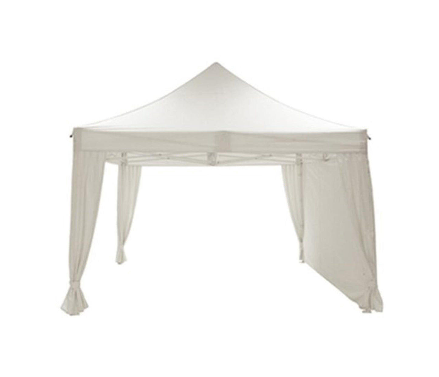 Padiglione per impressioni da giardino easy 3x4,5m poliestere bianco