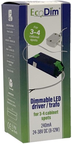 Ecodim LED driver dimmerabile ecodim per 3-4 faretti da mobile - led4921