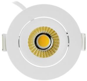Ecodim Faretto da incasso LED 5W dimtowarm 62mm tondo orientabile 36° bianco - LED4730