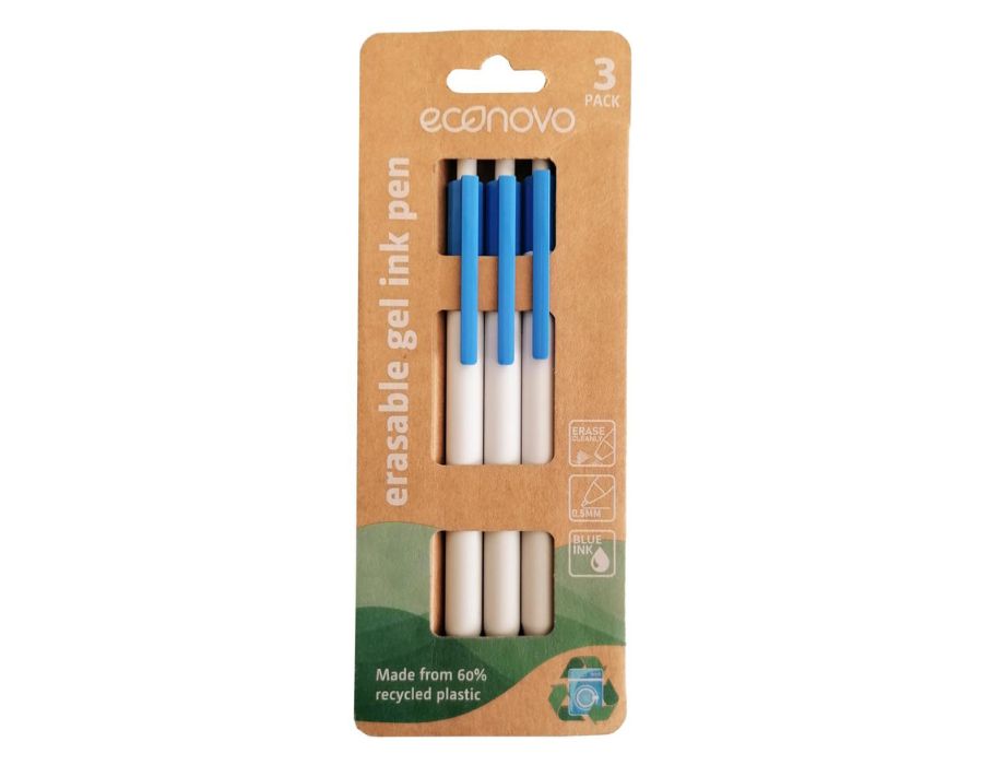 Econovo Gelpennen Blue 3 pezzi in eccesso