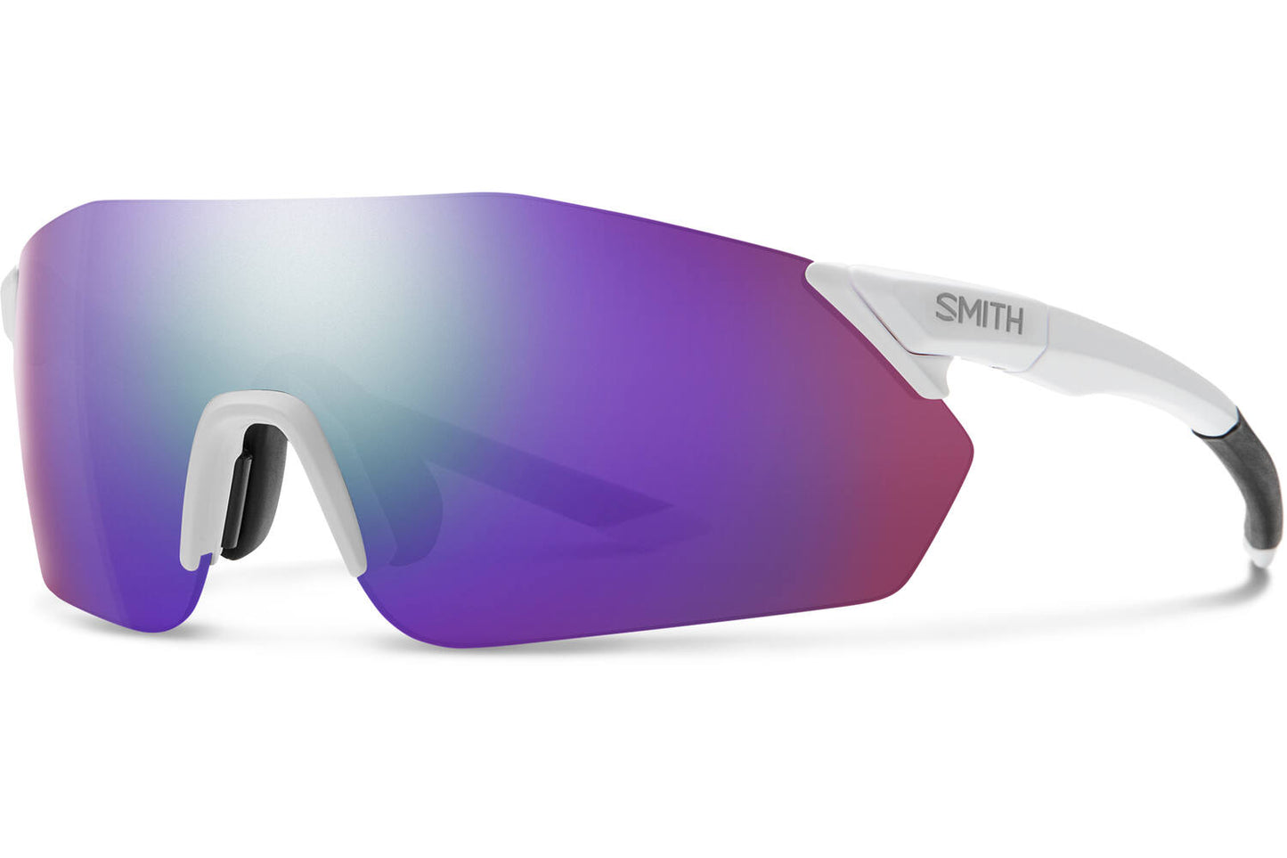 Gafas de rverbio Smith Matte White Chromapop Violet Mirror