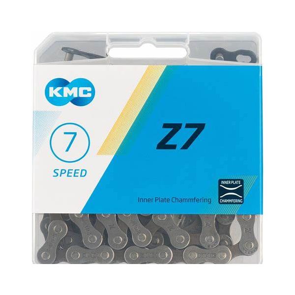 KMC Bicycle Chain Z7 - 6 7 Speed - Grey - 114 Links