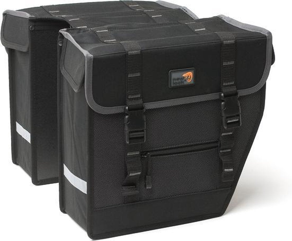 Nuova borsa da bicicletta LOOXS Superior - nero, unisex, poliestere, Riempen, 27 litri, 32 x 30 x 14 cm