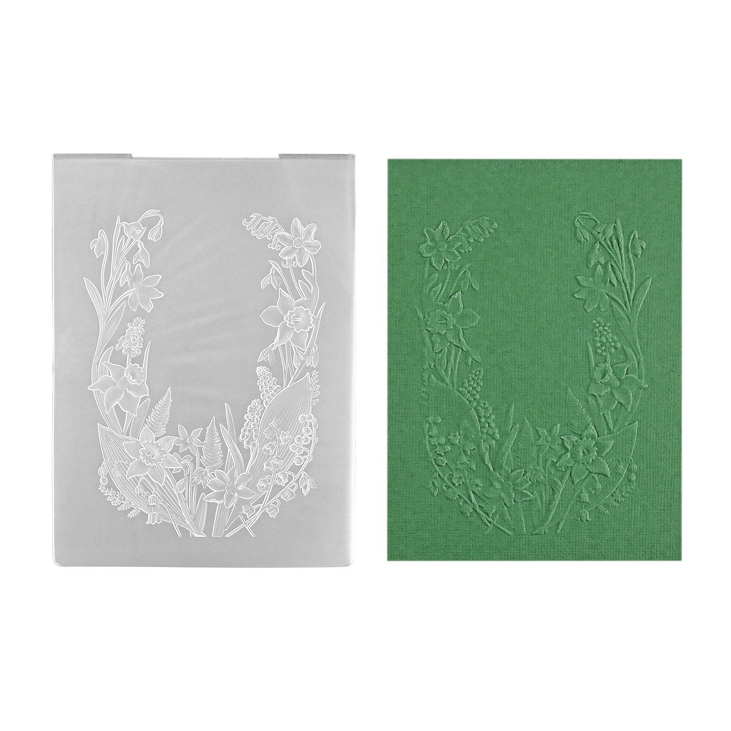 La elección de Nellie • Marco de carpeta con relieve 3D flores 10,5x14,8cm