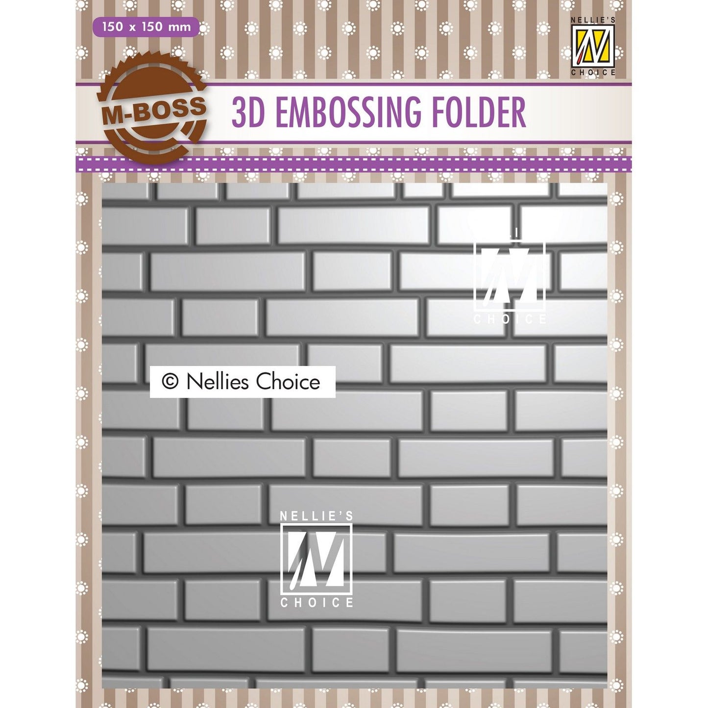 La elección de Nellie • Pared de fondo de carpeta con relieve 3D 15x15cm