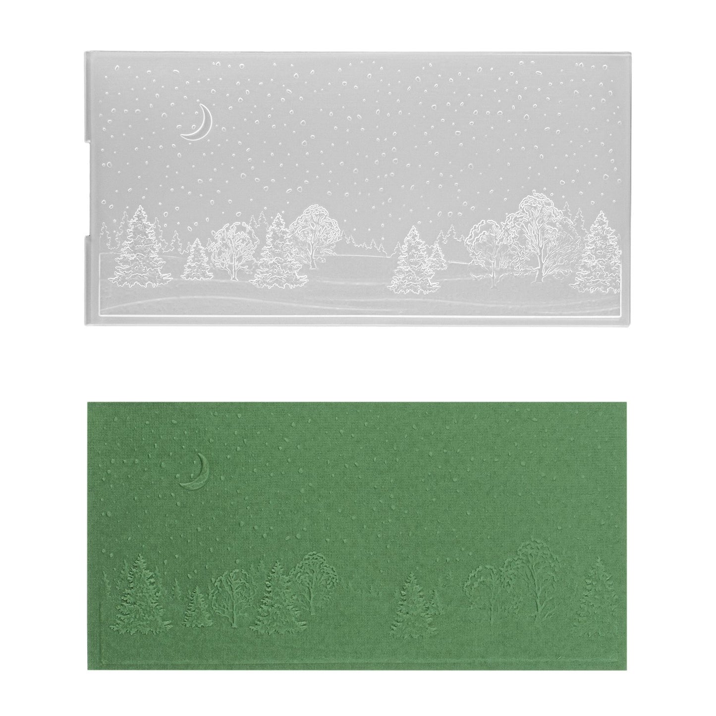 La elección de Nellie • Carpeta de estampado 3D paisaje paisaje nevado 10,5x21cm