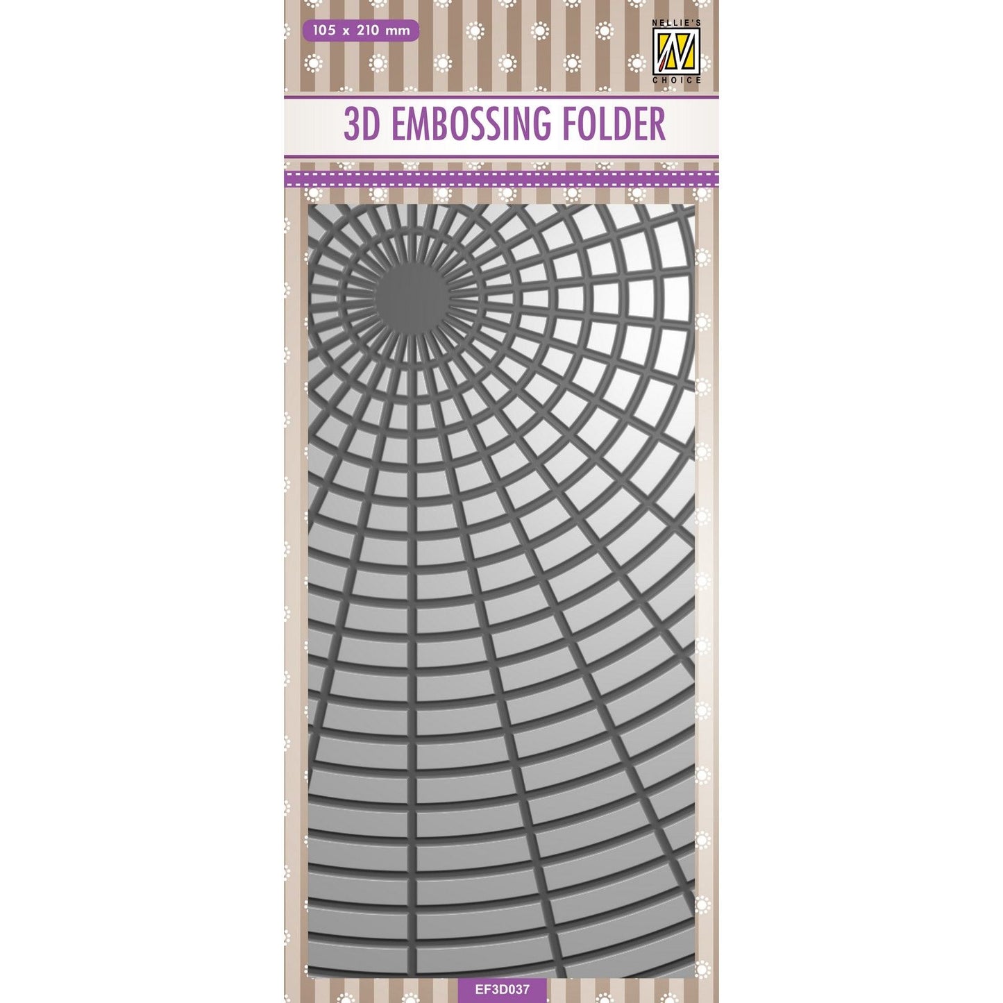 La scelta di Nellie • Cartella per embossing 3D sfondo sole 10,5x21 cm