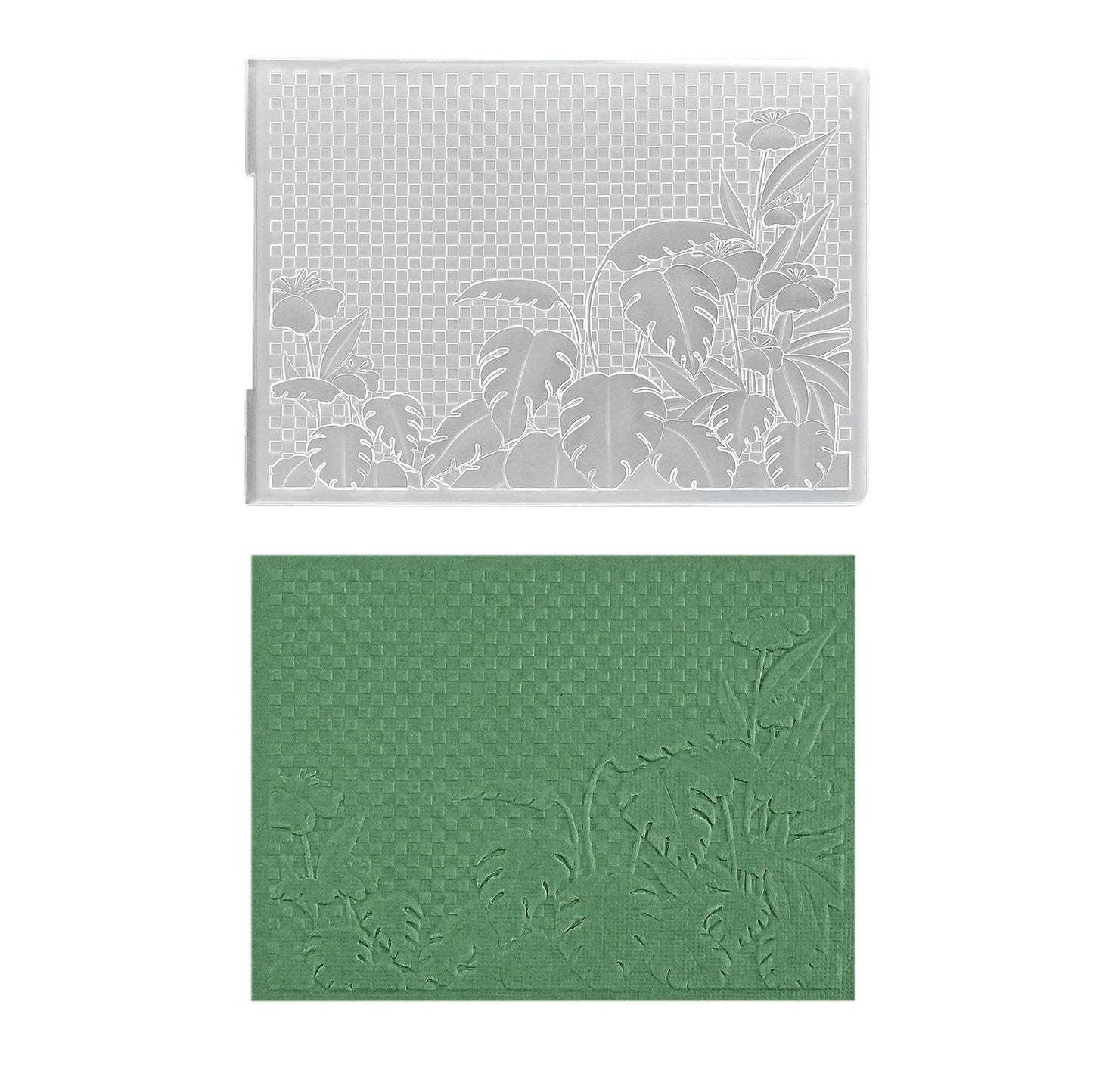 La elección de Nellie • Carpeta de relieve 3D fondo agujero planta 10,5x14,8cm