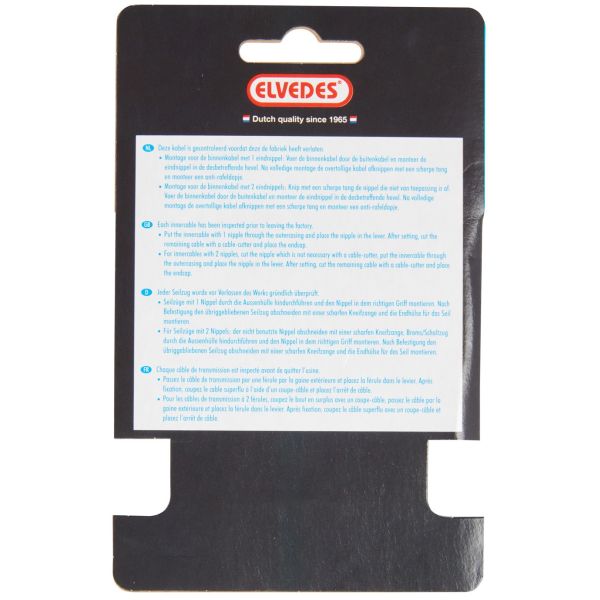 Elvedes cambio cable interior acero inoxidable 49dr pezón 4x4 caja (50)