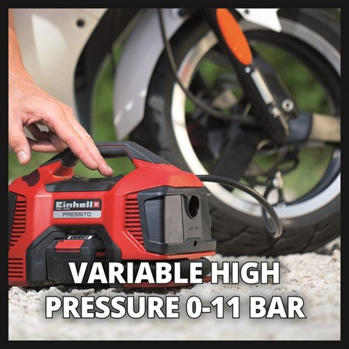 Einhell pressito solo - compressore a batteria | 18v| 11 battute | 21 lt/min - 4020460 4020460