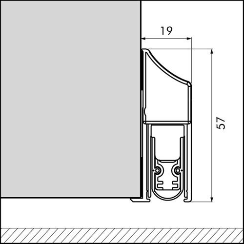 Ellen elegance em casette voor valdorpel | 1000mm - 208000510