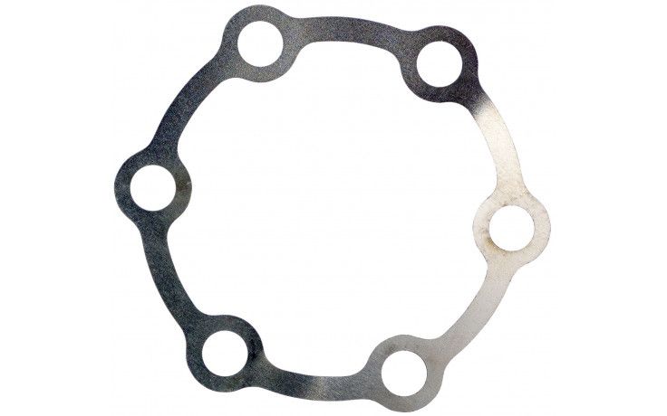 Elvedes calce para disco de freno 0.2mm acero inoxidable plata por 8 piezas