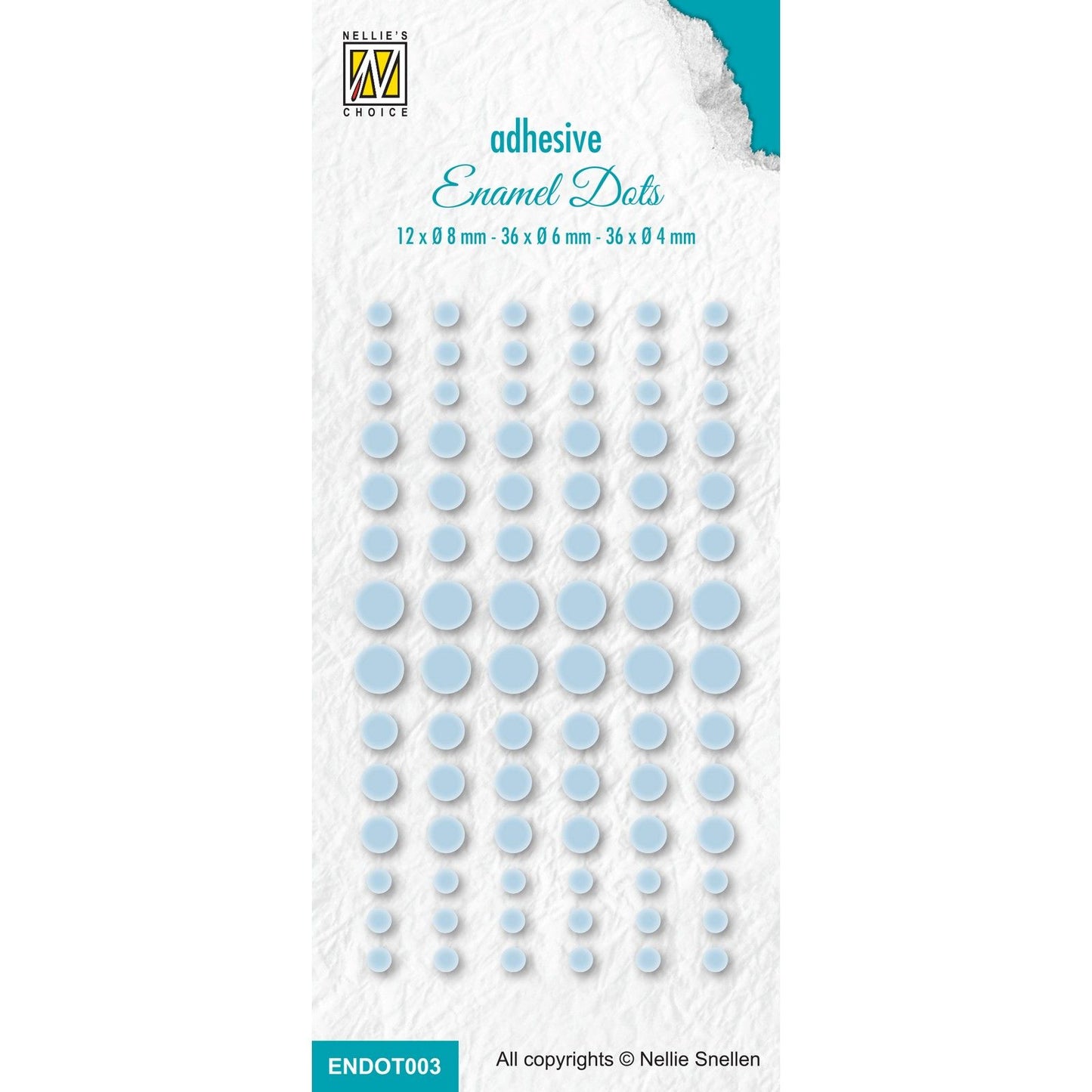La elección de Nellie • puntos esmaltados 290c azul bebé