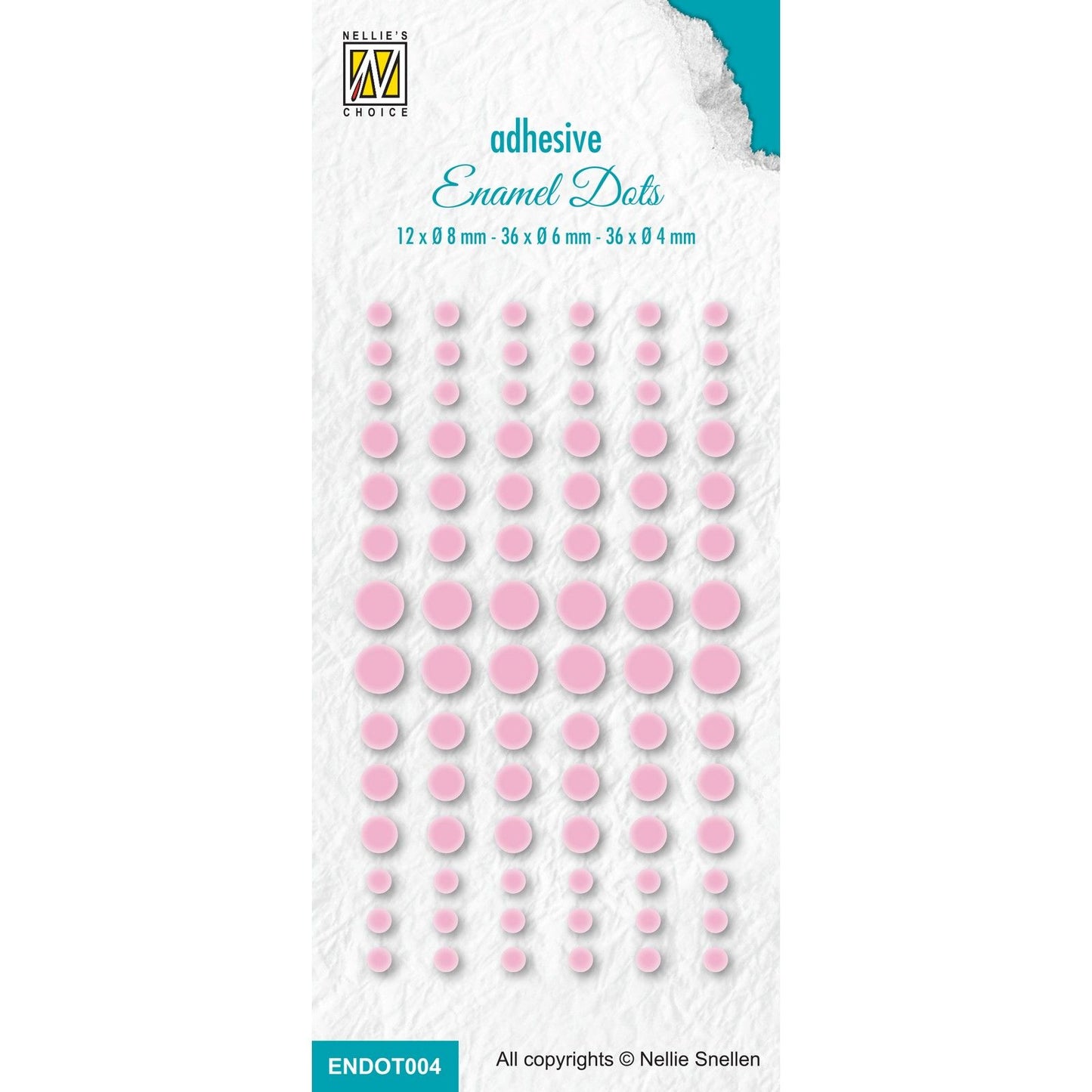 La elección de Nellie • puntos esmaltados 1895c rosa bebé