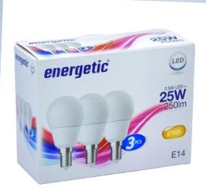 Bala LED energética E14 2,9-25W 2700K caja mate A3 - 2740014