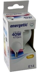 LED energetico bullet E14 4-40W 2700K filamento opaco - 2720620